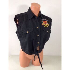 Laconia Bike Week 2010 Crop Shirt Womens XL